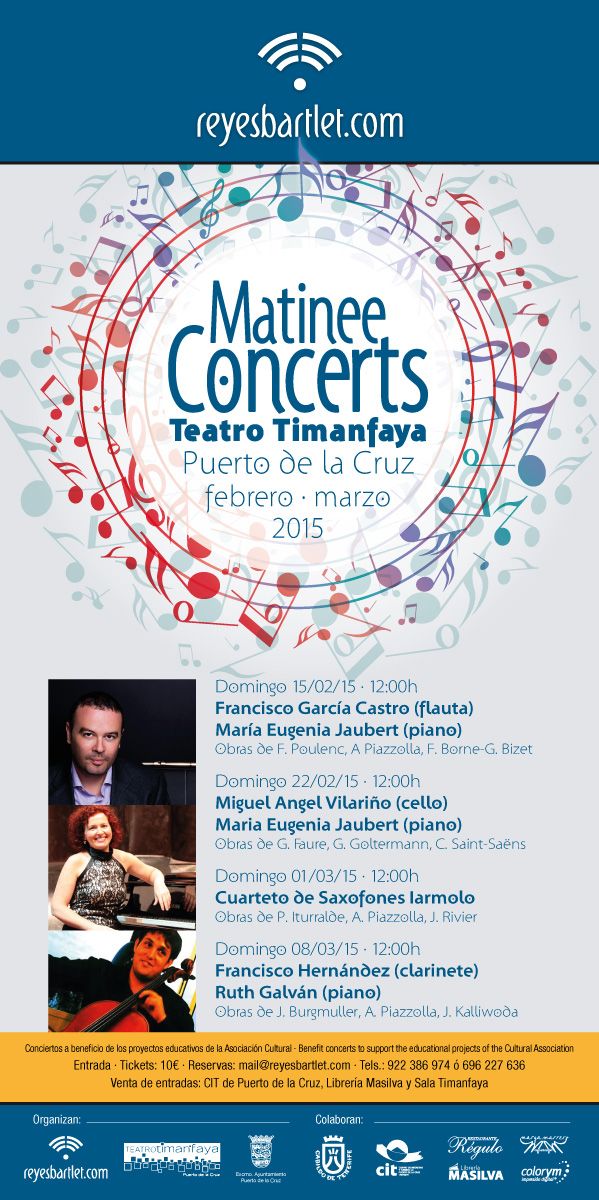 Matinée Concerts (febrero – marzo 2015)