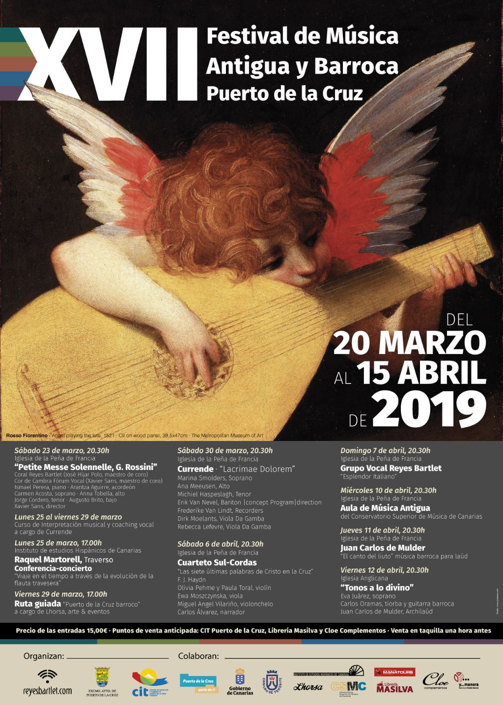 XVII Festival de Música Antigua y Barroca: 2019