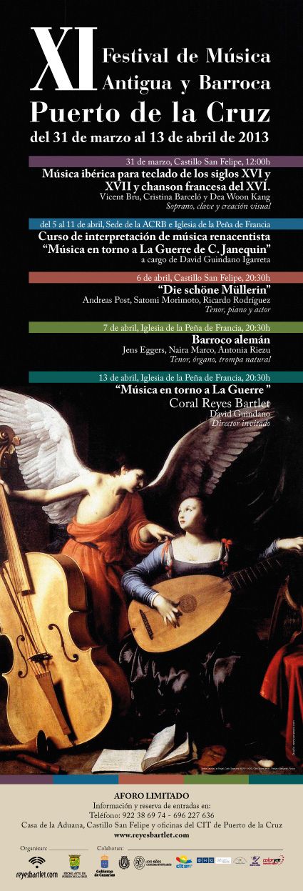 XI Edición del Festival de Música Antigua y Barroca: 2013