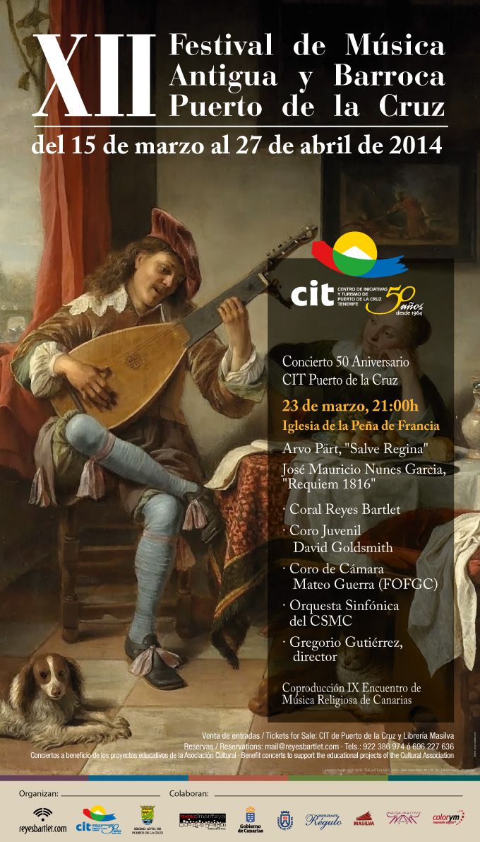 XII Edición del Festival de Música Antigua y Barroca: 2014