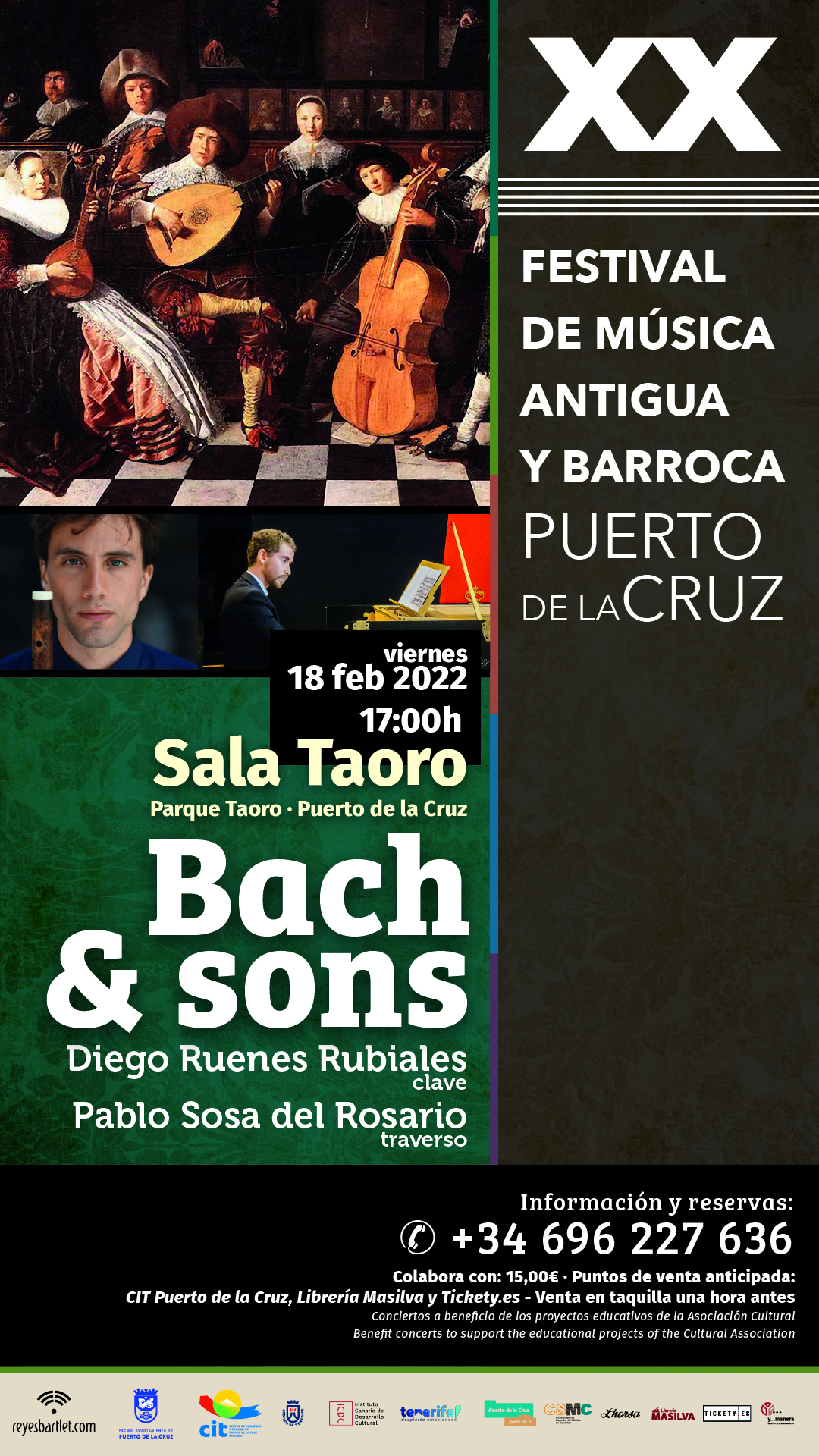 XX EDICIÓN DEL FESTIVAL DE MÚSICA ANTIGUA Y BARROCA: 2022