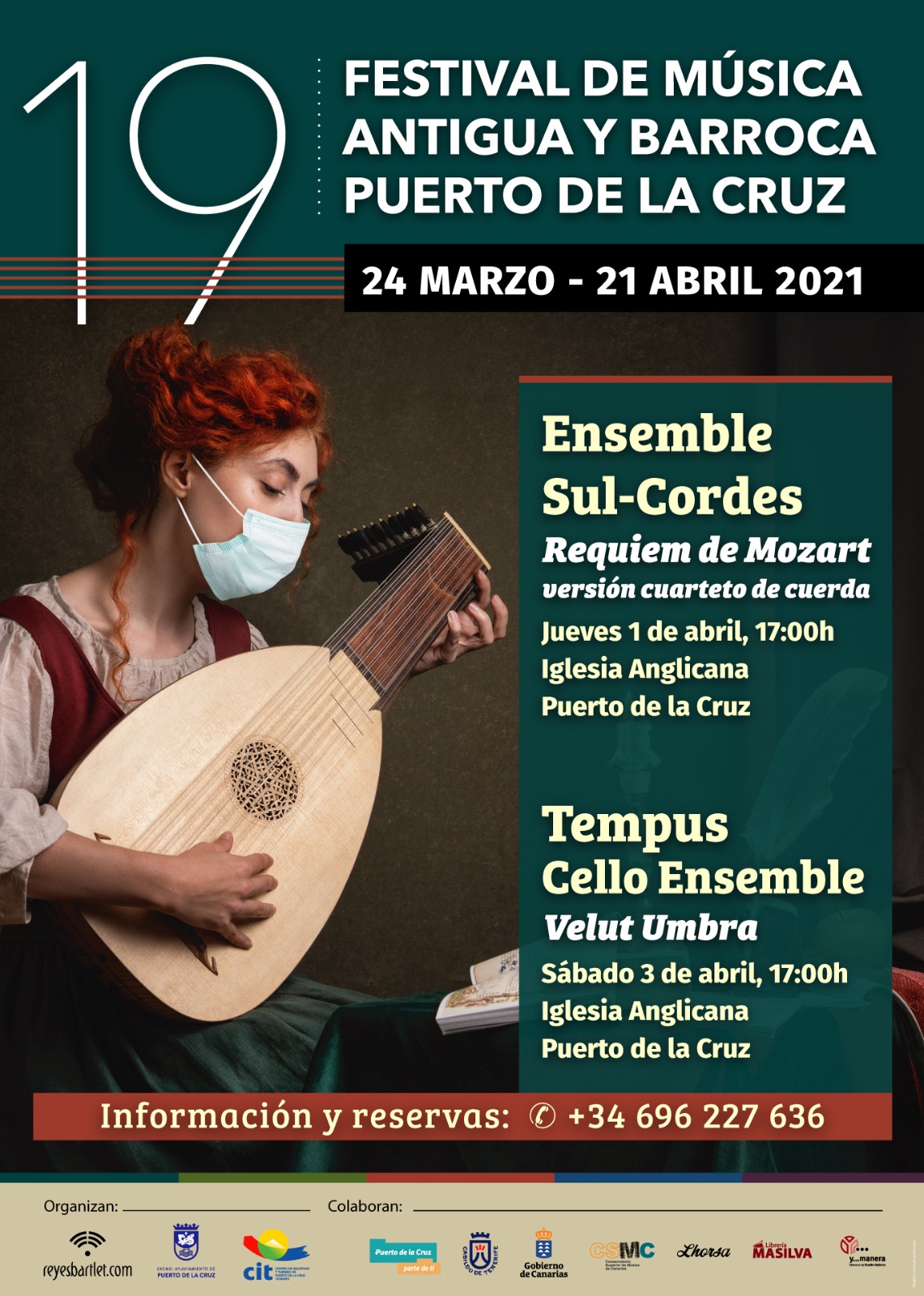 XIX EDICIÓN DEL FESTIVAL DE MÚSICA ANTIGUA Y BARROCA: 2021