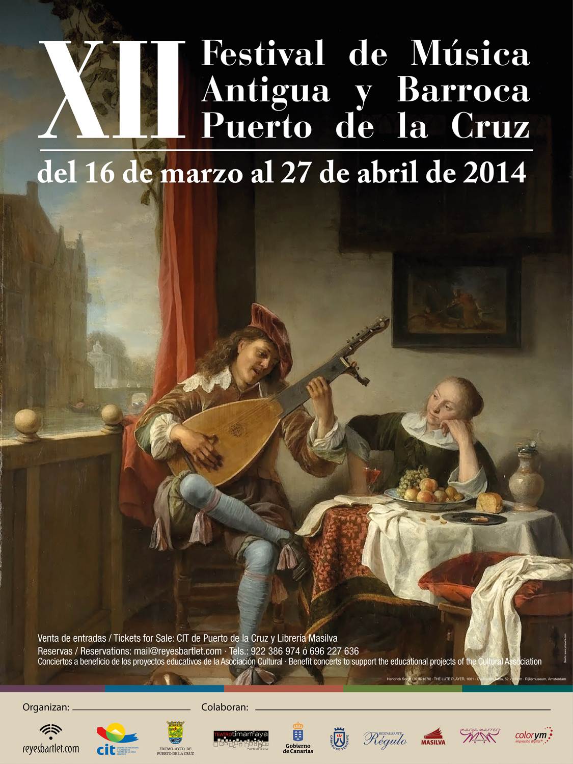XII Festival de Música Antigua y Barroca: 2014