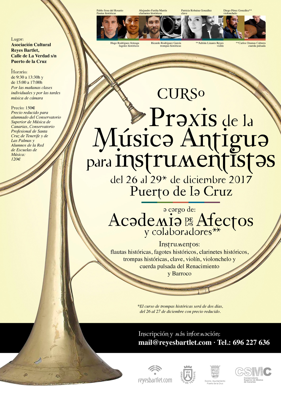 Curso Praxis de la Música Antigua para instrumentistas